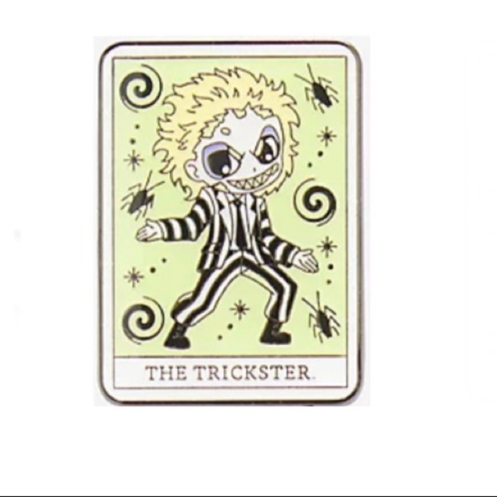 🆕 Loungefly Beetlejuice Tarot Enamel Pin